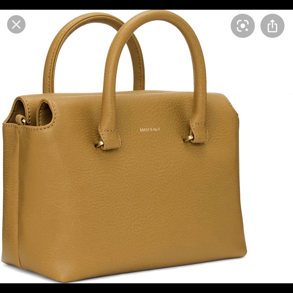 Matt and Nat Lena Dwell Satchel Mustard Yellow